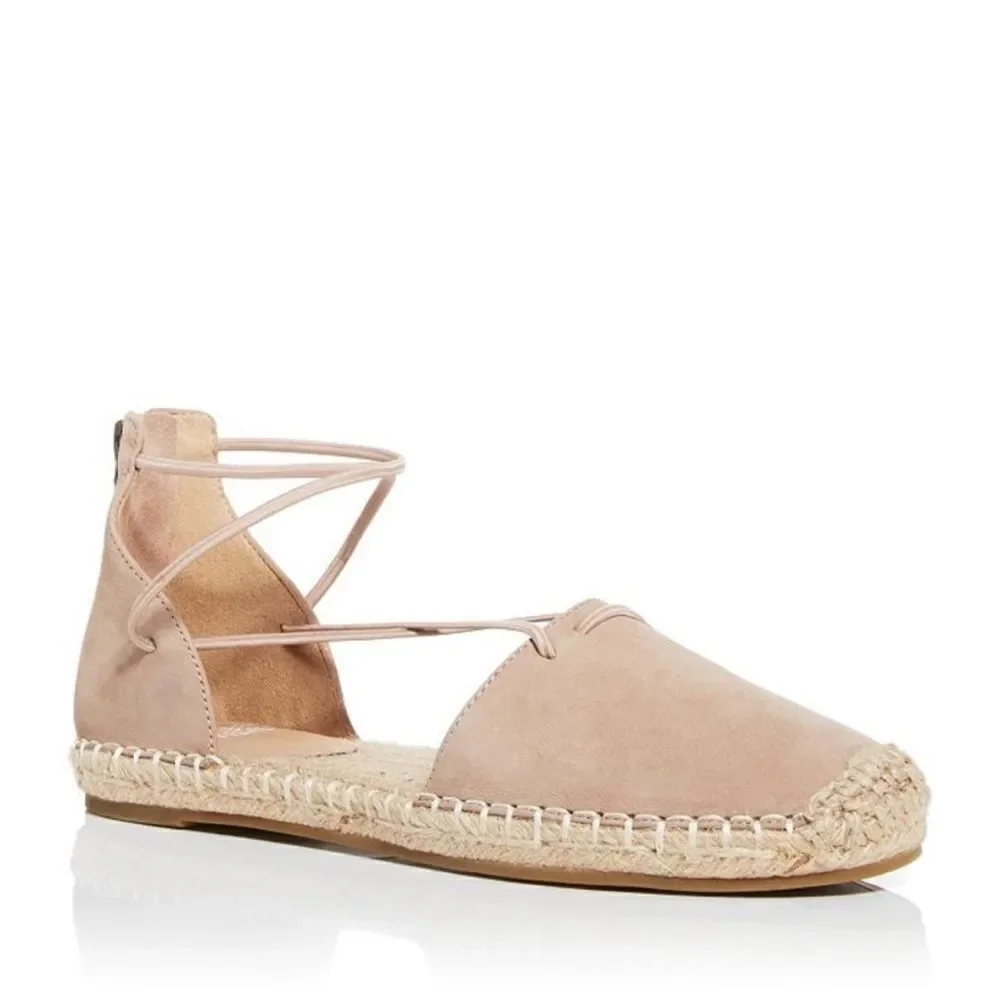 Revolve Eileen Fisher Lee Tumbled Nubuck Leather Espadrille NWOT